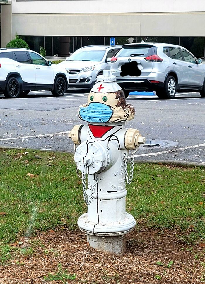 Just Noticed This Outside My Local Hospital