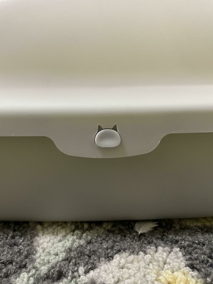 This Clip To The Lid On My Cats Litter Box