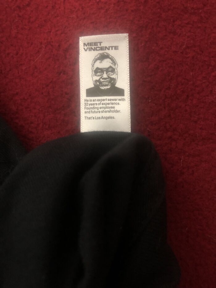 Found This On The Tag Of A Shirt I Recently Bought