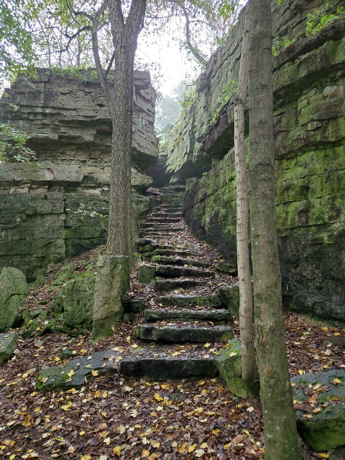 Stone Staircase From The 1850's