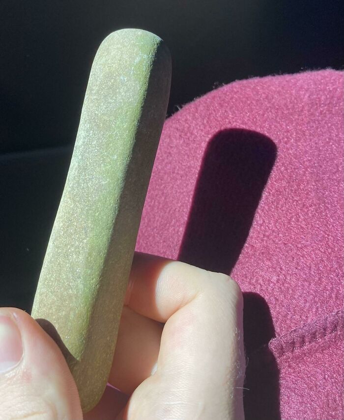 This Long And Rectangular River Rock I Found