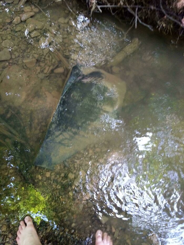 This Gravestone I Found In The Woods