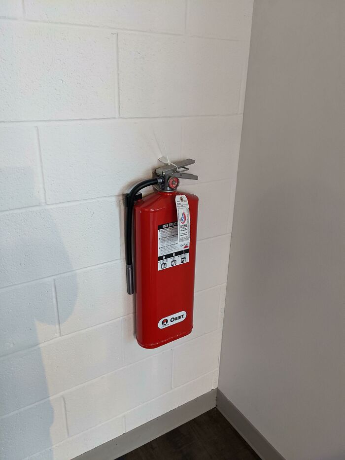 This Flat Fire Extinguisher I Found