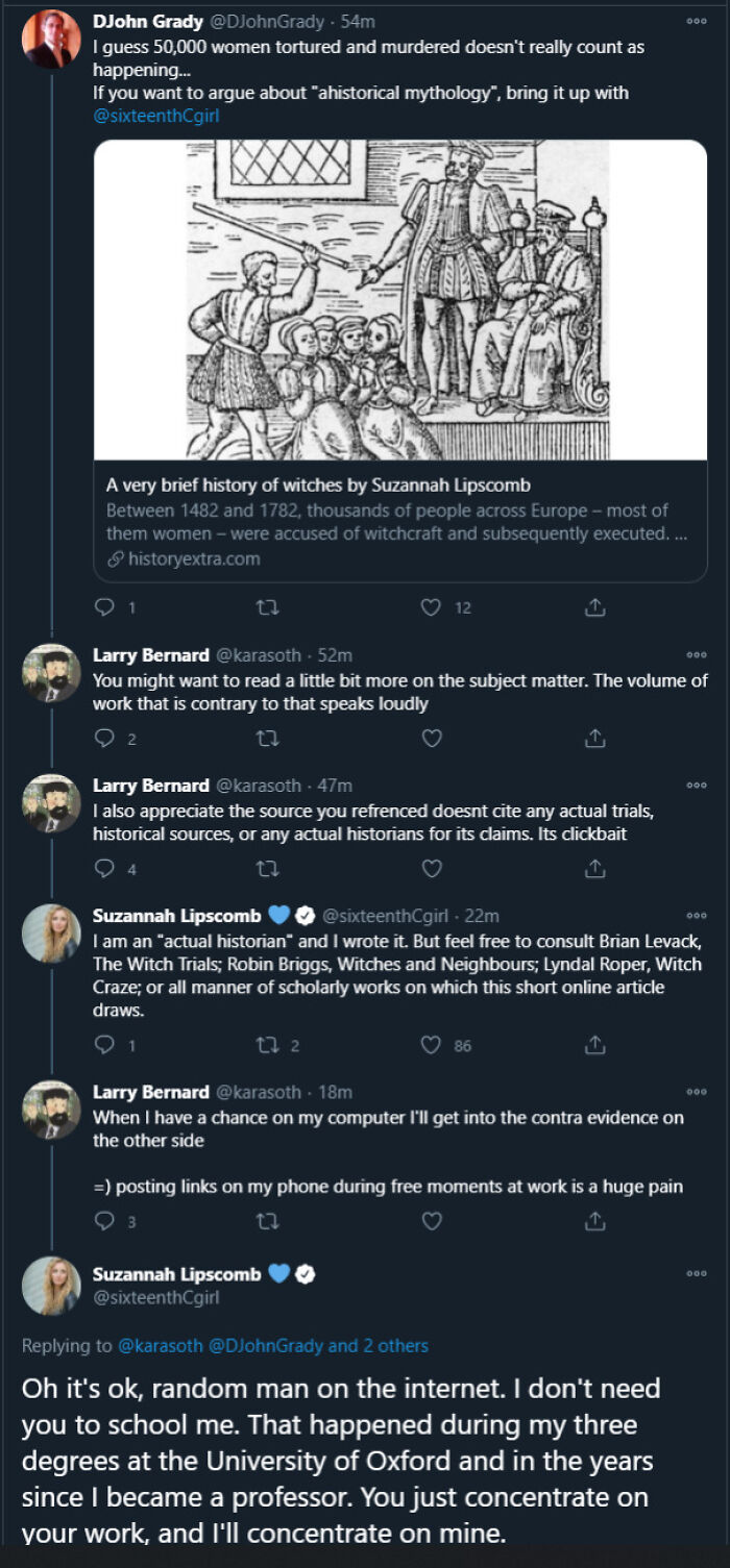 Man Tries To Lecture History Professor On History