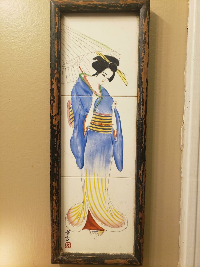 This 70-Year-Old Japanese Picture I Found At A Estate Sale