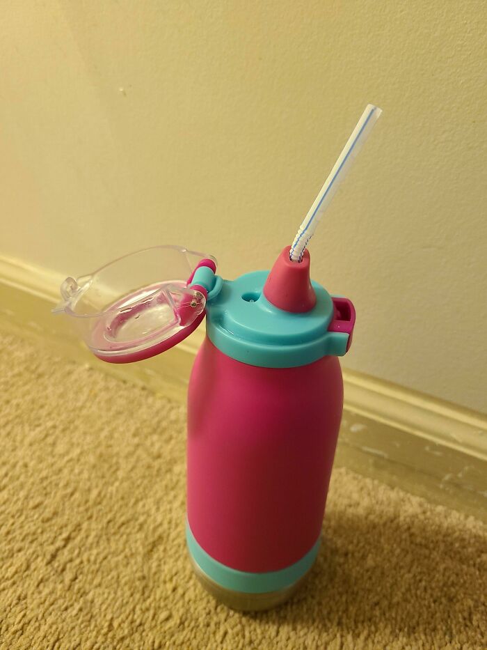 Apparently Tipping The Cup Backward Was Too Hard