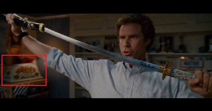 In Step Brothers (2008), Brennan Huff Has A Hugalo's Pizza Sign Which Is The Restaurant Will Ferrell's Character Ricky Bobby Works At In Talladega Nights