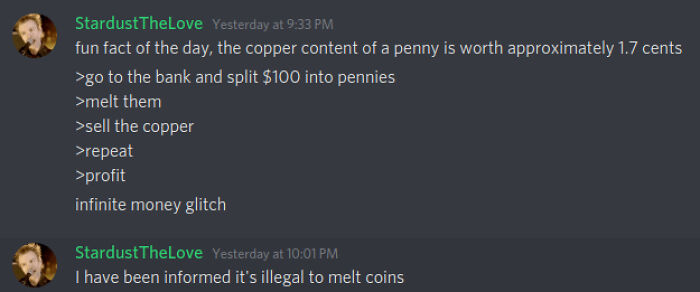 To Make Infinite Money