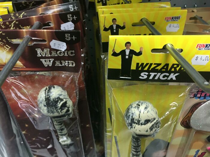 These Items At A Dollar Store Are Basically The Same Thing In Different Packaging But The One On The Right Is Twice The Price