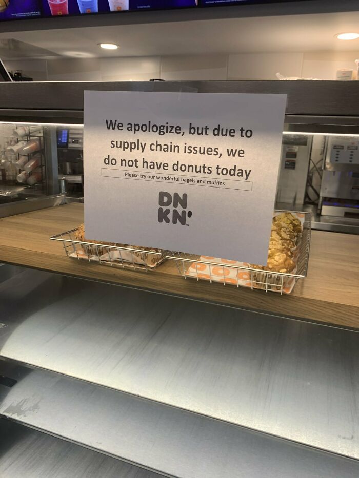 Dunkin' Donuts Has No Donuts