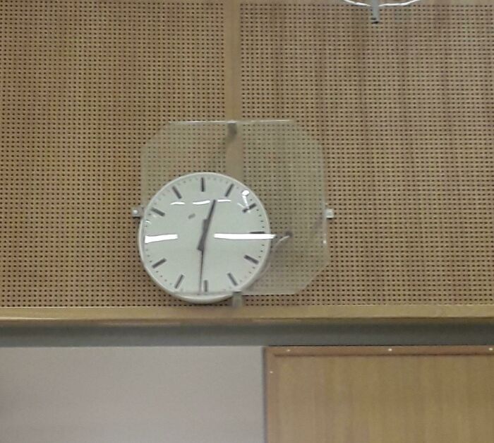 This Clock In My School's Gym