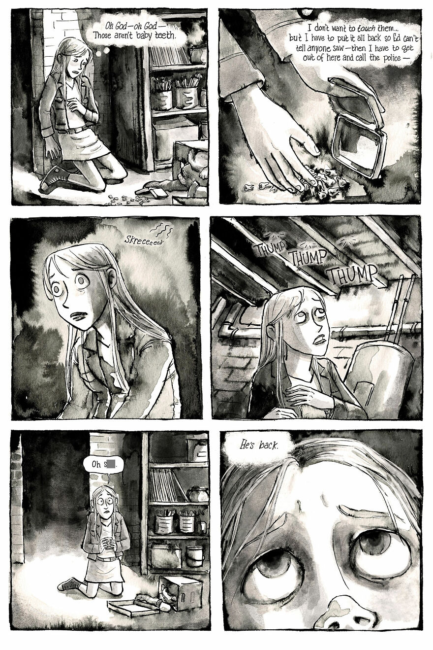 I&rsquo;m Creating A Dark Comic Series That&rsquo;s Full Of Creepy Small-Town Secrets (Part 3 Of My Horror Webcomic)