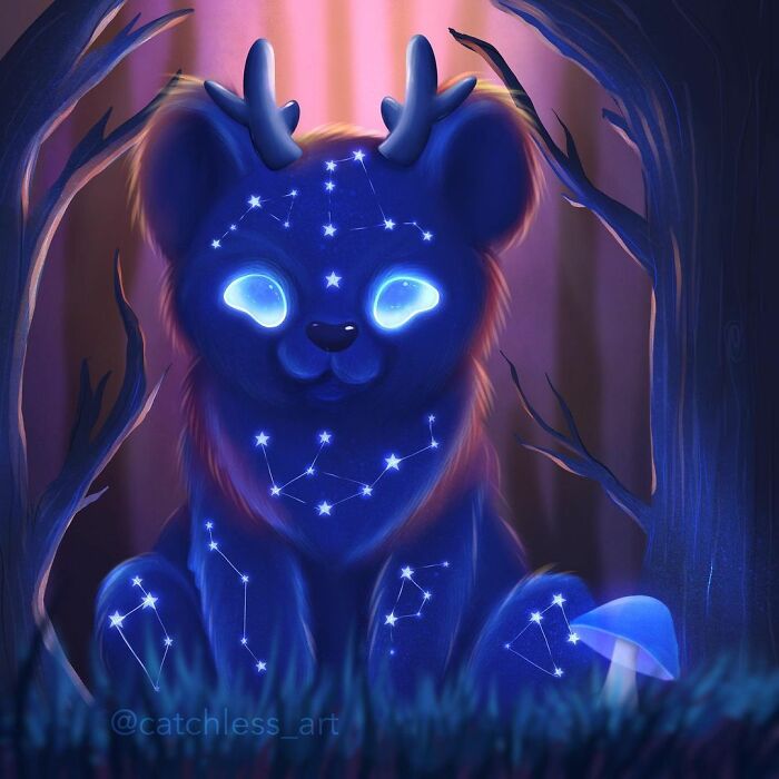 I Create Cute Glowing Monsters From Outer Space (28 Pics)