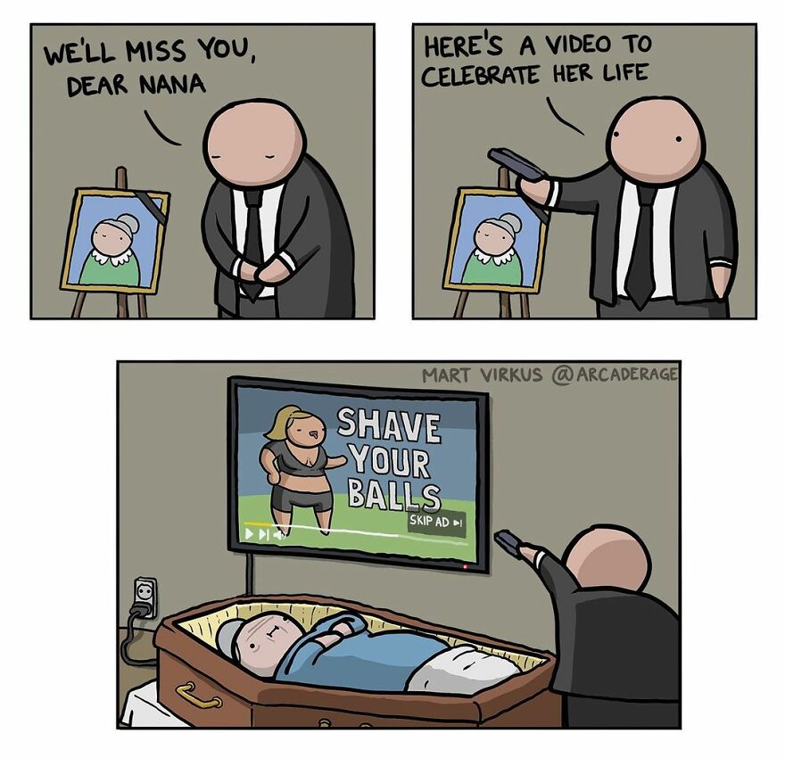 67 New Hilarious Comics By 'Arcade Games' With Extreme Dark Humor