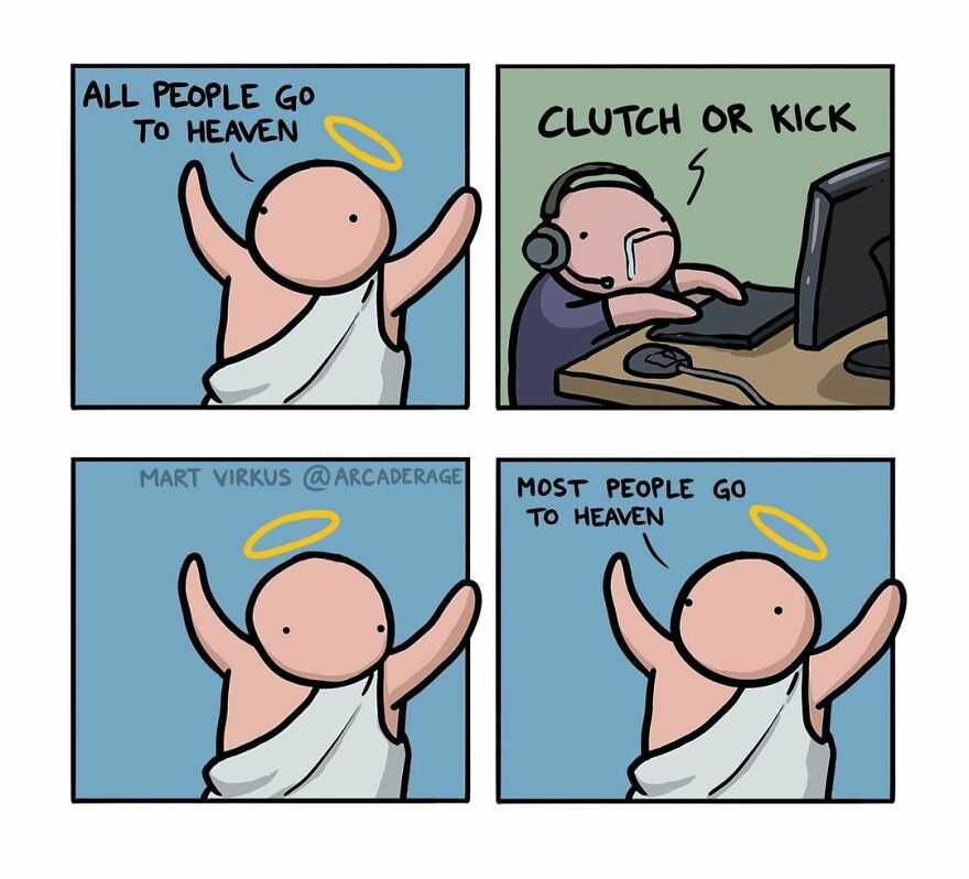 67 New Hilarious Comics By 'Arcade Games' With Extreme Dark Humor