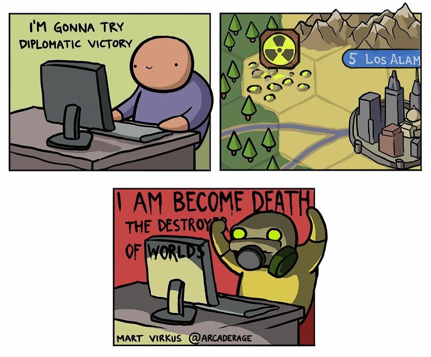 67 New Hilarious Comics By 'Arcade Games' With Extreme Dark Humor