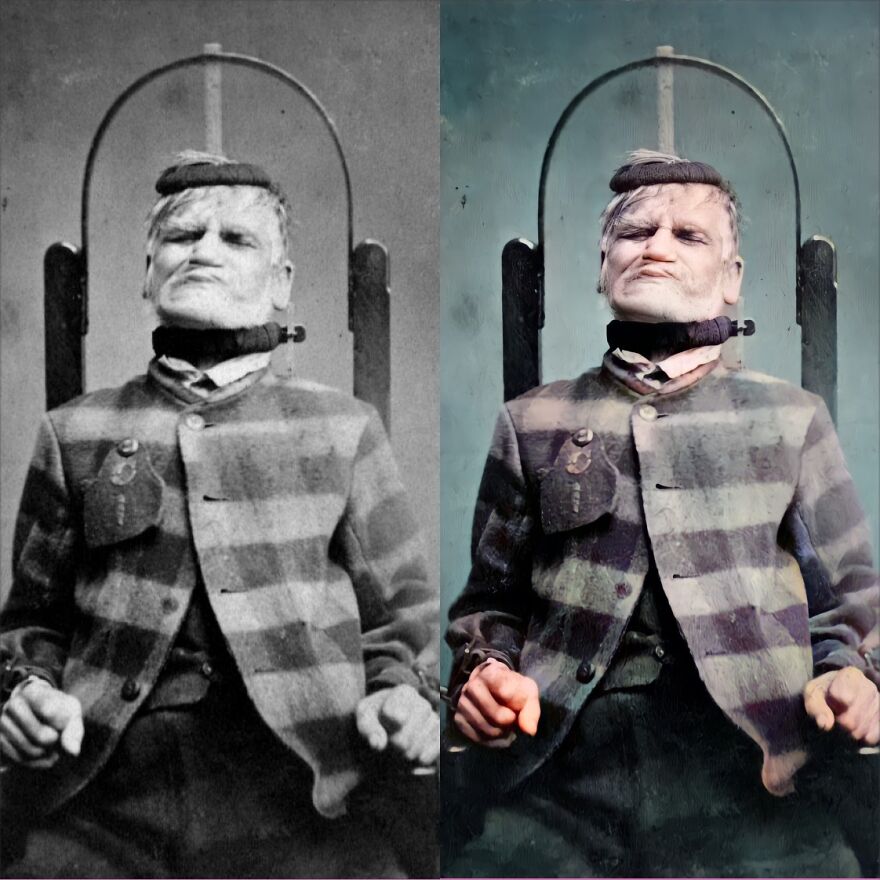 Vintage Asylum Patient Photos Restored. Sad And Scary At The Same Time Vintage Asylum Patient Photos Restored. Sad And Scary At The Same Time