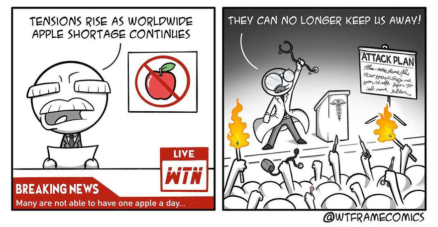 Hilarious Comics With Unexpected Endings By "What The Frame Comics"