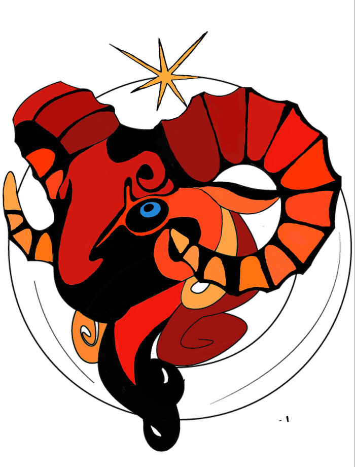 This Aries That I Drew On My iPad