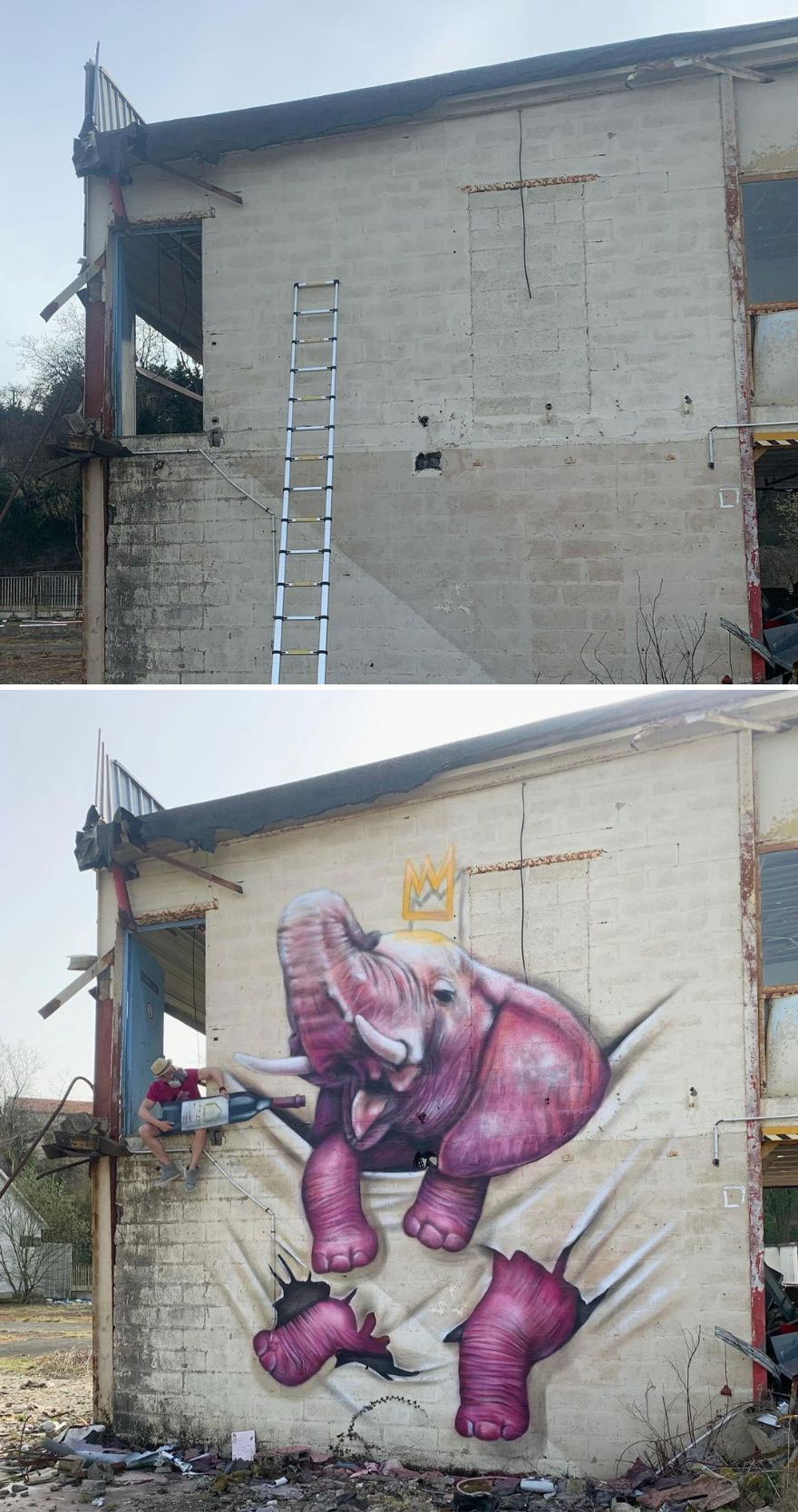 French Artist’s Realistic Graffiti Art That Seems To Jump Off The Wall (43 New Pics)