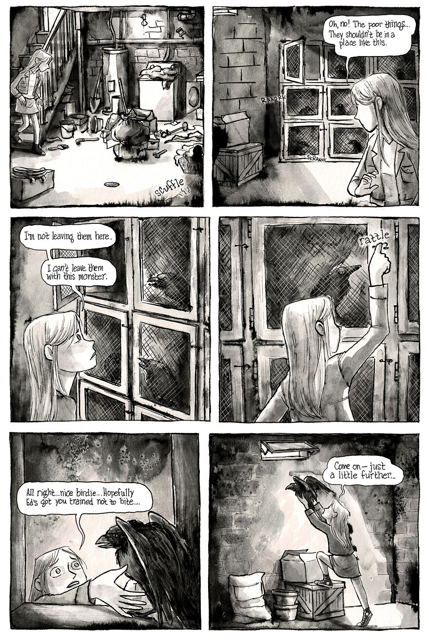 I&rsquo;m Creating A Dark Comic Series That&rsquo;s Full Of Creepy Small-Town Secrets (Part 3 Of My Horror Webcomic)
