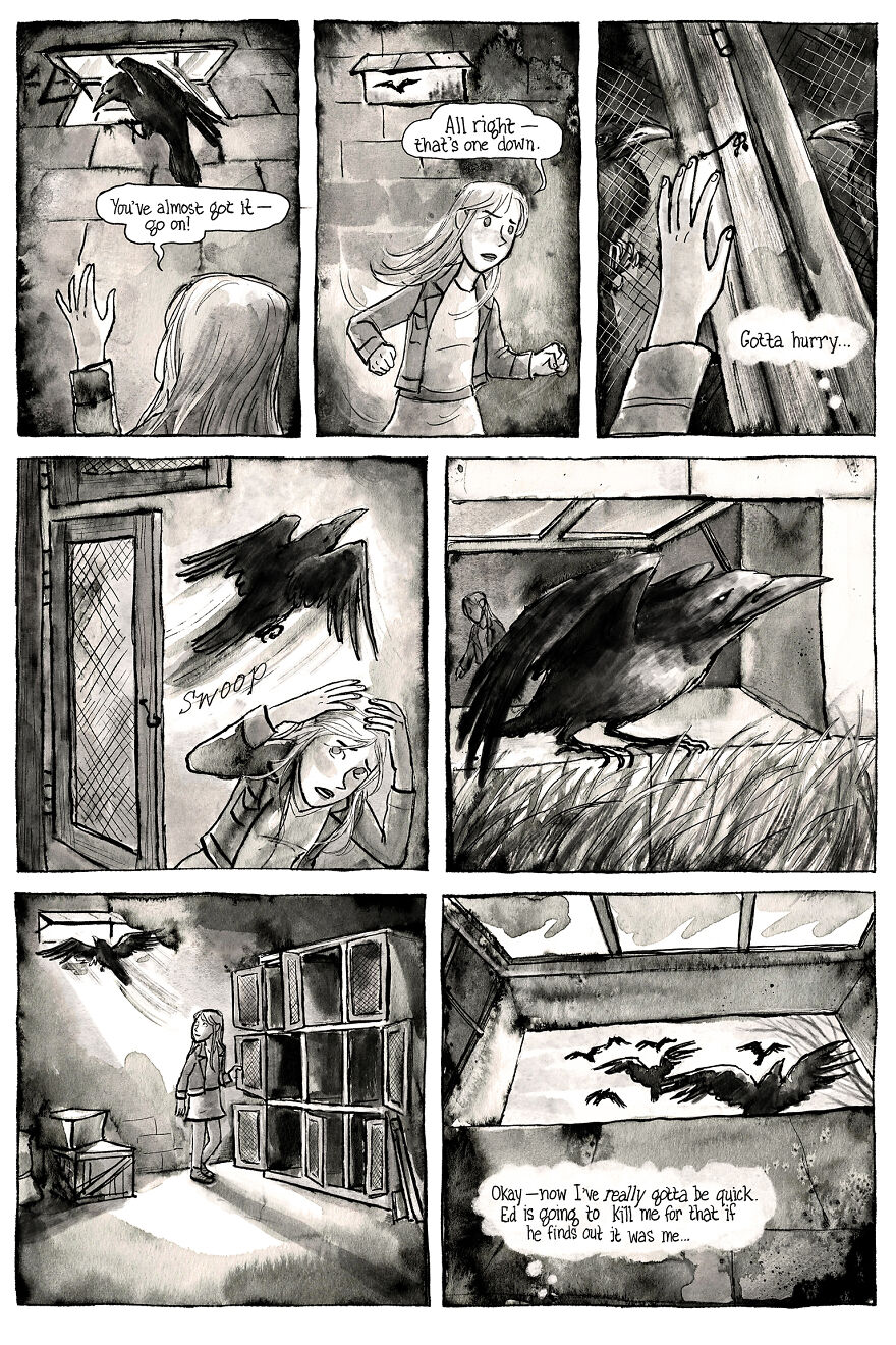 I&rsquo;m Creating A Dark Comic Series That&rsquo;s Full Of Creepy Small-Town Secrets (Part 3 Of My Horror Webcomic)