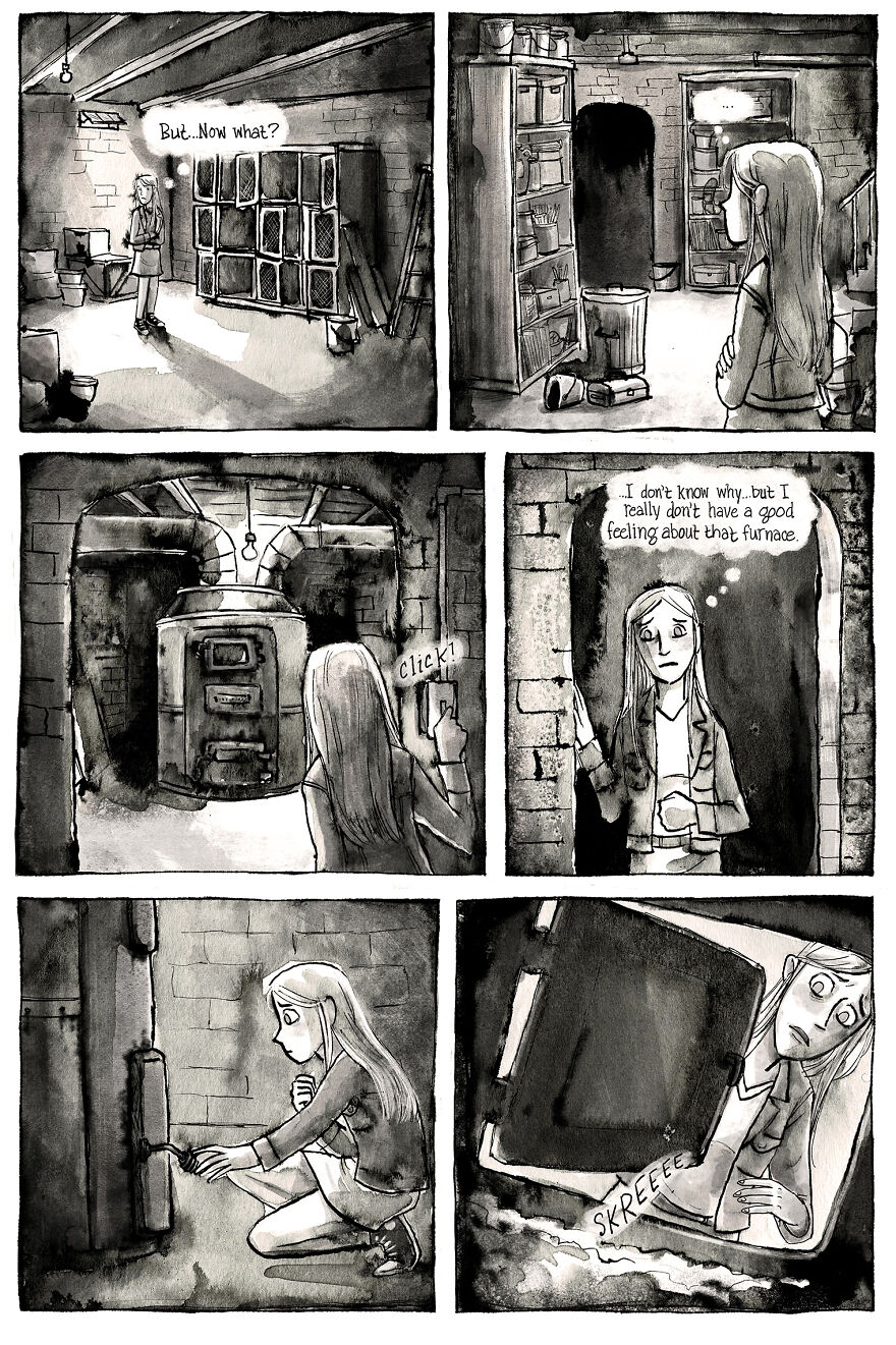 I&rsquo;m Creating A Dark Comic Series That&rsquo;s Full Of Creepy Small-Town Secrets (Part 3 Of My Horror Webcomic)
