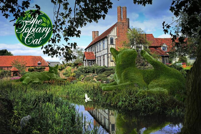 The 75-Year-Old Artist Has Been Creating Giant And Surreal Bushes In Honor Of The Deceased Cat For 5 Years (73 Pics)-Interview