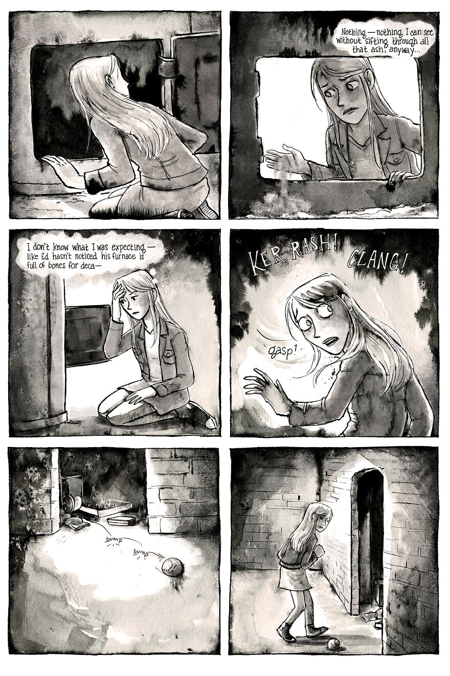 I&rsquo;m Creating A Dark Comic Series That&rsquo;s Full Of Creepy Small-Town Secrets (Part 3 Of My Horror Webcomic)