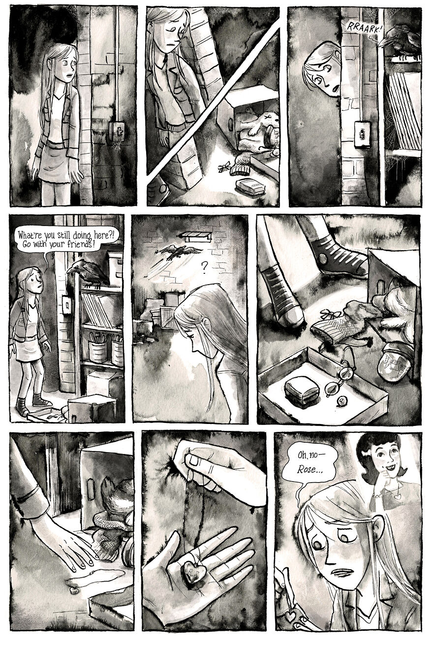 I&rsquo;m Creating A Dark Comic Series That&rsquo;s Full Of Creepy Small-Town Secrets (Part 3 Of My Horror Webcomic)