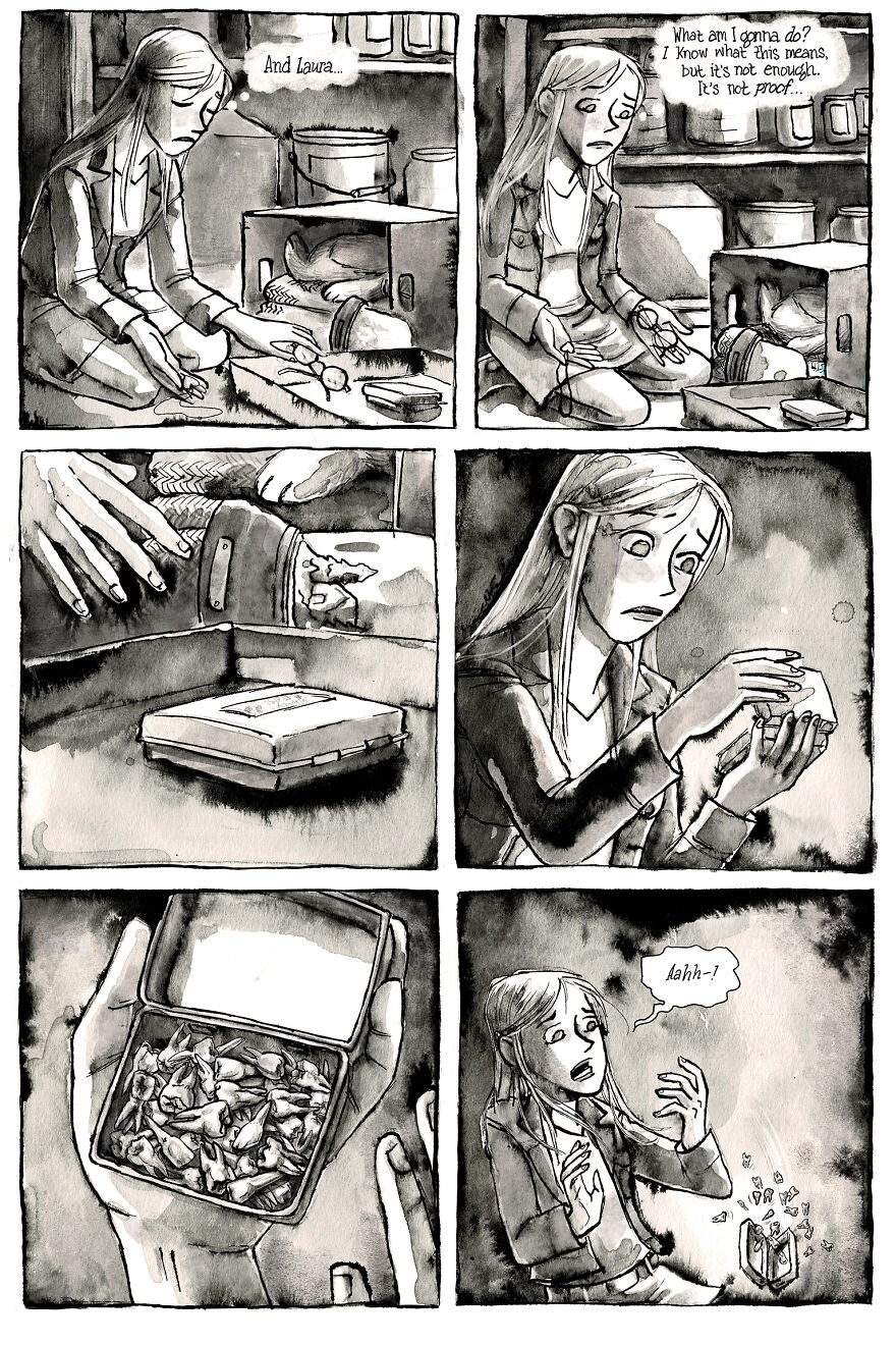 I&rsquo;m Creating A Dark Comic Series That&rsquo;s Full Of Creepy Small-Town Secrets (Part 3 Of My Horror Webcomic)