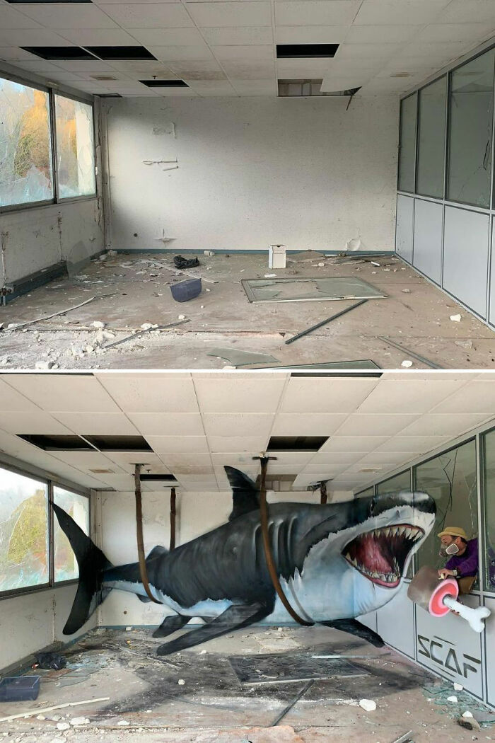 French Street Artist Paints 3D Creature Graffiti And It’s Not For The Faint Of Heart (30 New Pics)