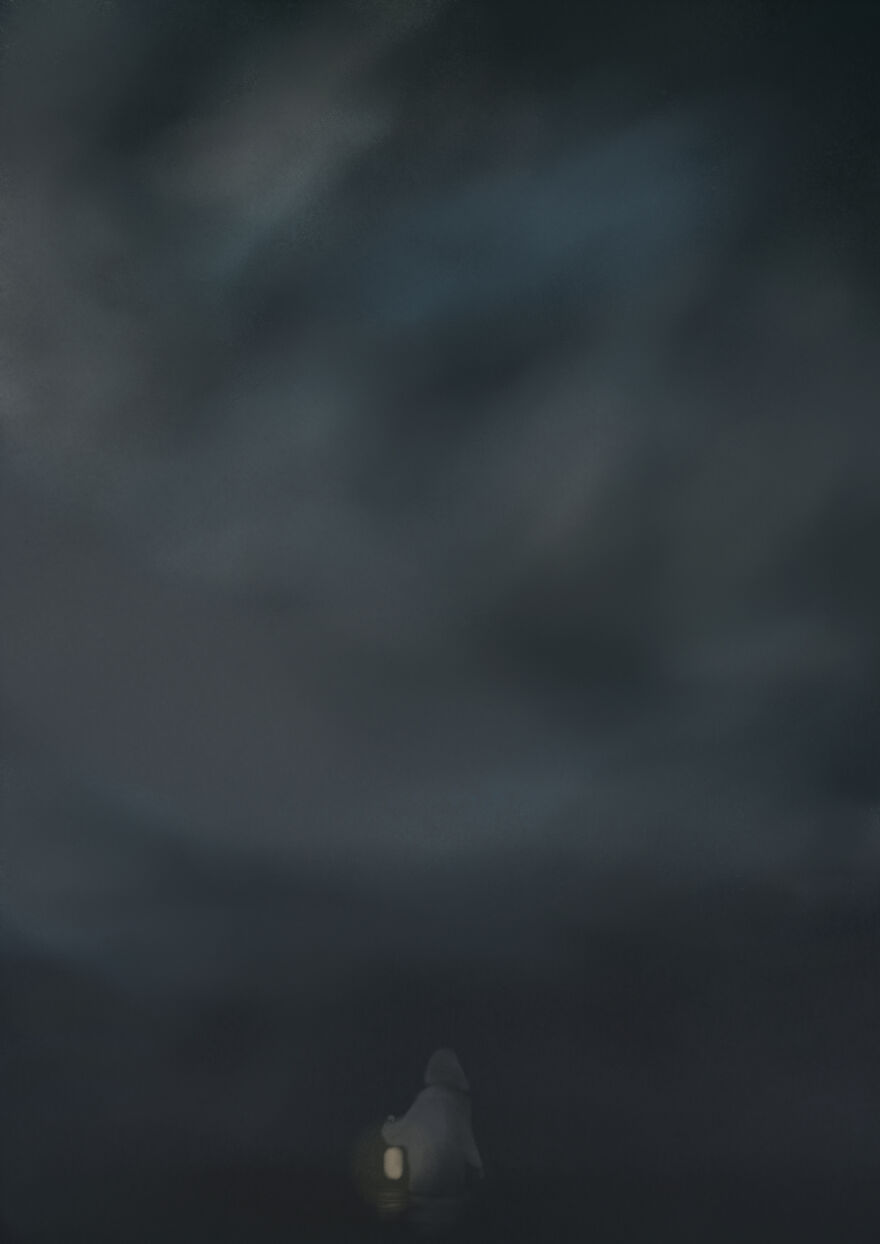 I Visualized Solitude Through Some Drawings