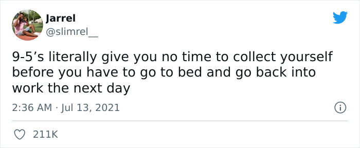 Woman Explains Why The 8-Hour Work/Sleep/Play Model Does Not Work Anymore Woman Explains Why The 8-Hour Work/Sleep/Play Model Does Not Work Anymore