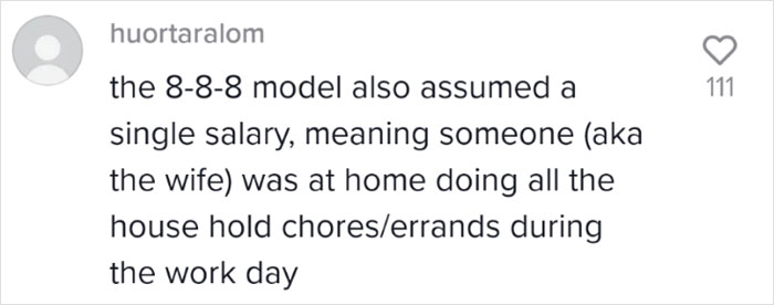 Woman Explains Why The 8-Hour Work/Sleep/Play Model Does Not Work Anymore Woman Explains Why The 8-Hour Work/Sleep/Play Model Does Not Work Anymore
