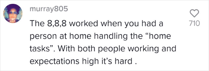 Woman Explains Why The 8-Hour Work/Sleep/Play Model Does Not Work Anymore Woman Explains Why The 8-Hour Work/Sleep/Play Model Does Not Work Anymore