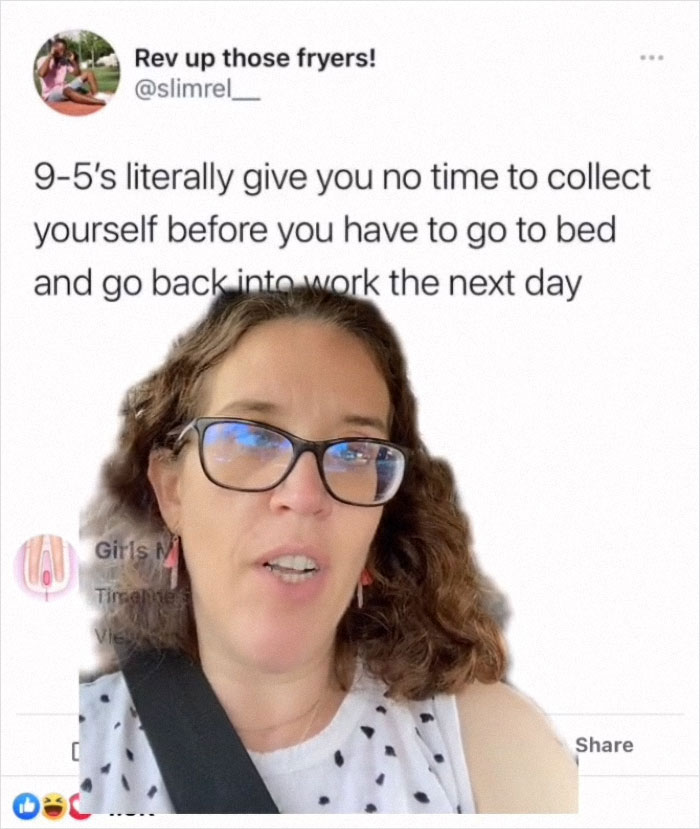 Woman Explains Why The 8-Hour Work/Sleep/Play Model Does Not Work Anymore Woman Explains Why The 8-Hour Work/Sleep/Play Model Does Not Work Anymore