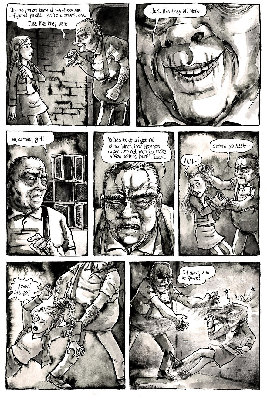 I&rsquo;m Creating A Dark Comic Series That&rsquo;s Full Of Creepy Small-Town Secrets (Part 3 Of My Horror Webcomic)