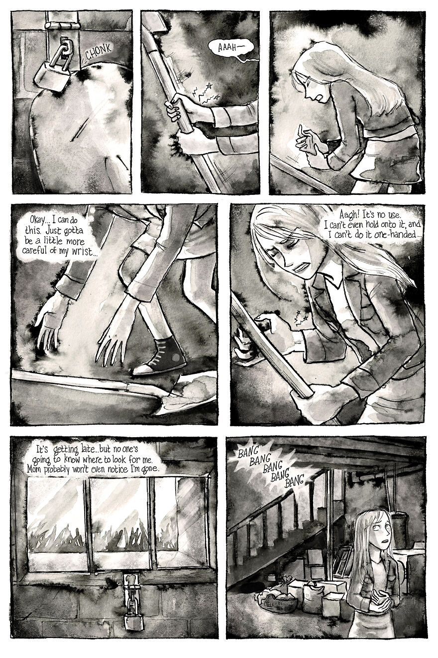 I&rsquo;m Creating A Dark Comic Series That&rsquo;s Full Of Creepy Small-Town Secrets (Part 3 Of My Horror Webcomic)