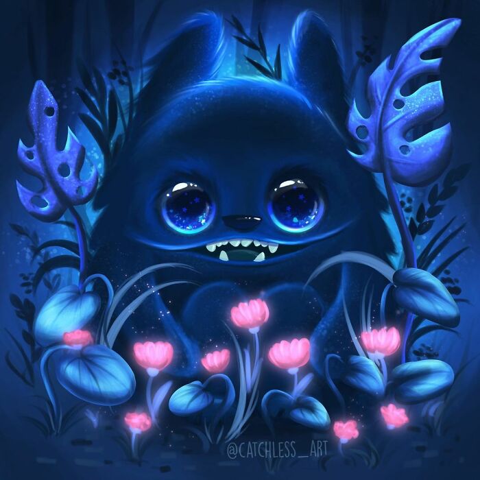 I Create Cute Glowing Monsters From Outer Space (28 Pics)