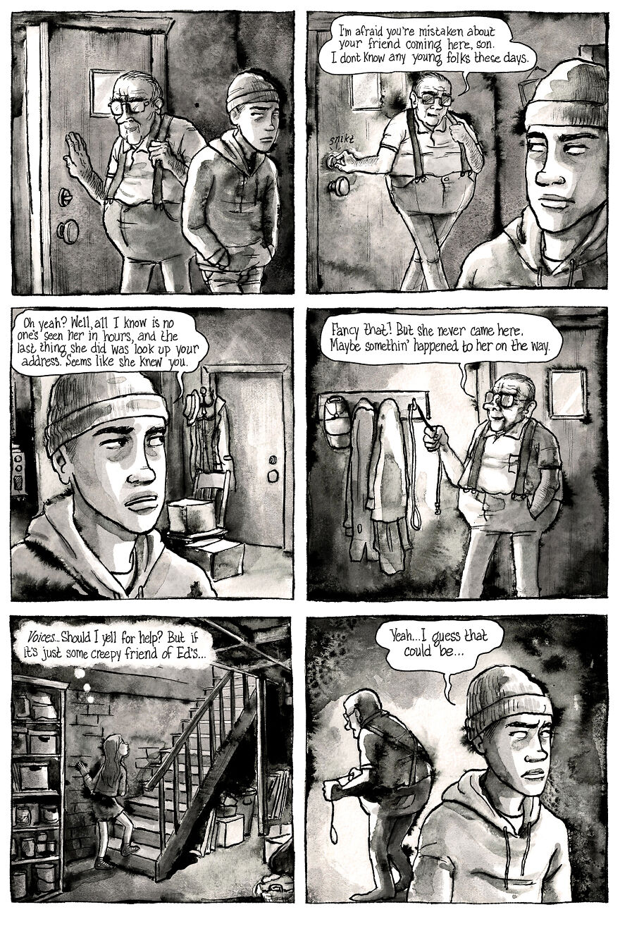I&rsquo;m Creating A Dark Comic Series That&rsquo;s Full Of Creepy Small-Town Secrets (Part 3 Of My Horror Webcomic)