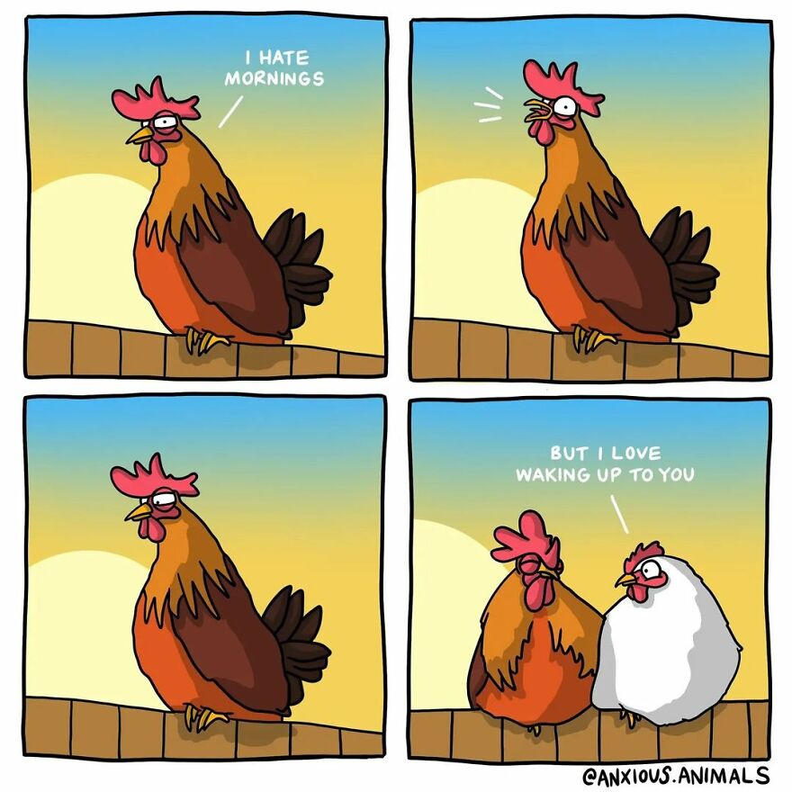 Artist Uses Animals In His Comics To Make Reflections On Life (60 Pics)