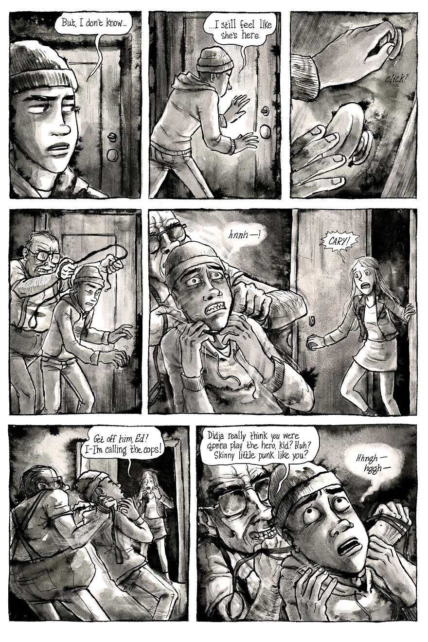 I&rsquo;m Creating A Dark Comic Series That&rsquo;s Full Of Creepy Small-Town Secrets (Part 3 Of My Horror Webcomic)