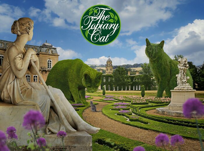 The 75-Year-Old Artist Has Been Creating Giant And Surreal Bushes In Honor Of The Deceased Cat For 5 Years (73 Pics)-Interview