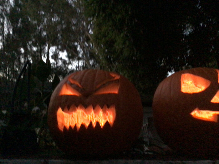 Me And My Cousins Carved Pumpkins! This Is Mine