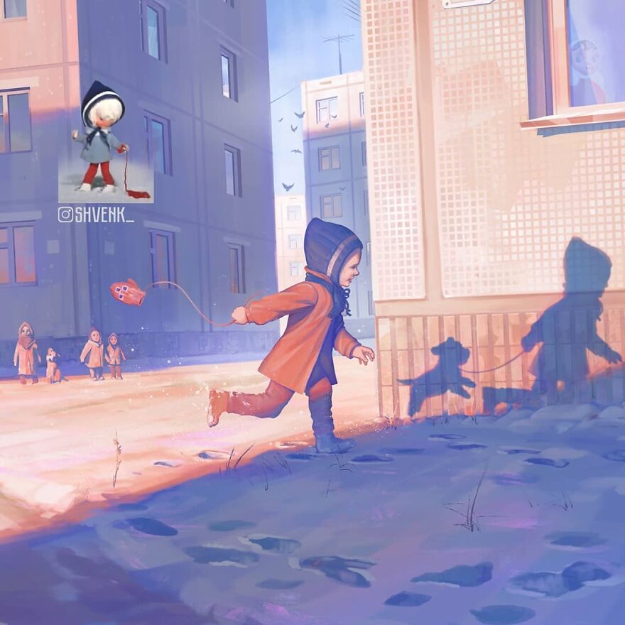 A Russian Artist Makes Her Favorite Soviet Cartoon Heroes More Realistic (28 Pics)