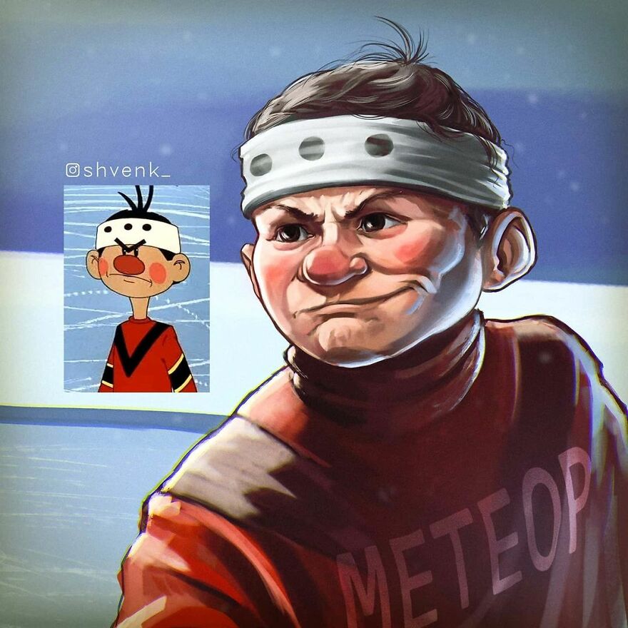 A Russian Artist Makes Her Favorite Soviet Cartoon Heroes More Realistic (28 Pics)