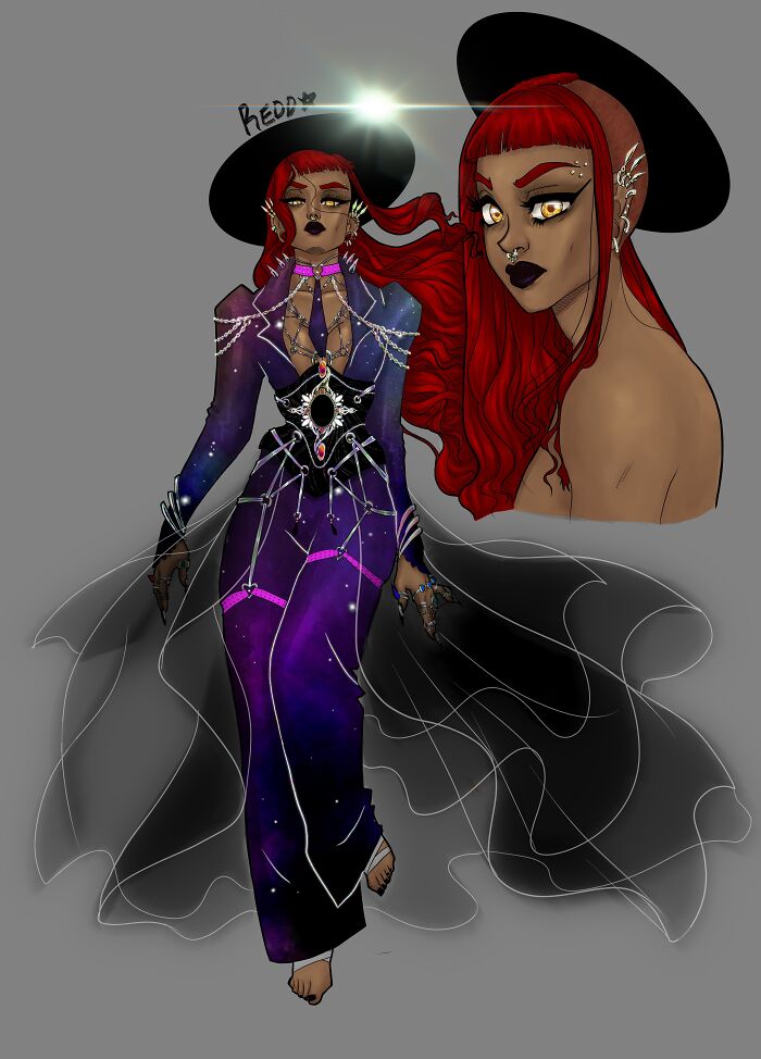 My Character Redd From The Novels My Partner And I Write, Metaverse Chronicles.