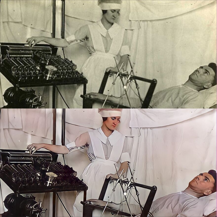 Vintage Asylum Patient Photos Restored. Sad And Scary At The Same Time Vintage Asylum Patient Photos Restored. Sad And Scary At The Same Time
