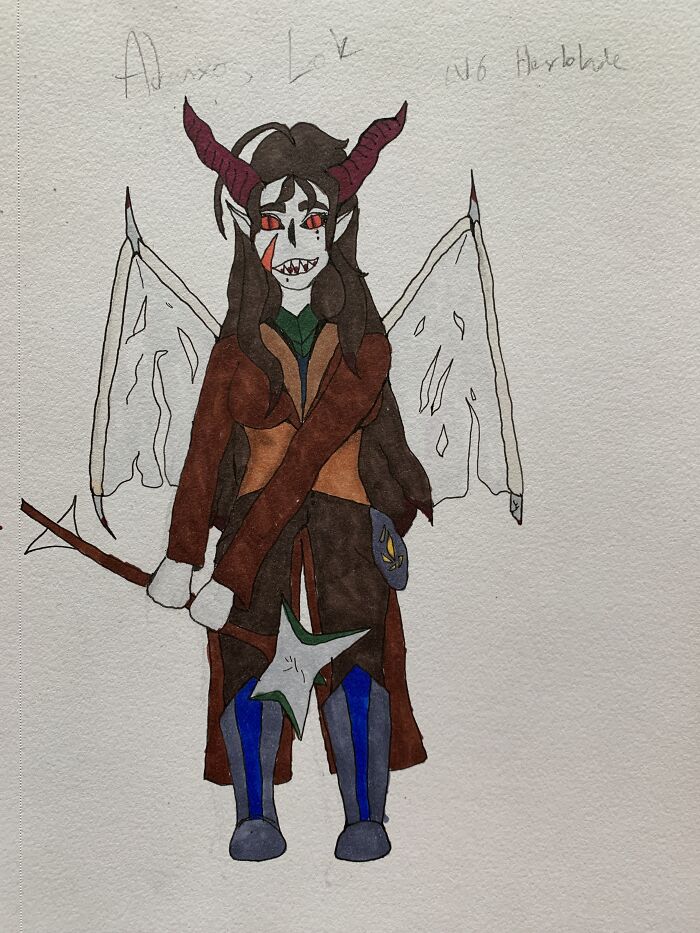 My 4th Or 5th Best, Best One I Have On My Computer, Kinda Old I've Improved With Shading And Inking.